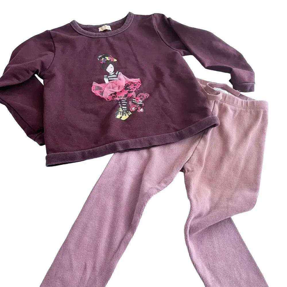 Girls Fall Winter Clothing Bundle Lot Size 2-3T Zara Mixed Brands 10 Pieces EUC!